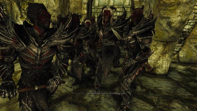 Additional Dremora faces for Skyrim SE-AE