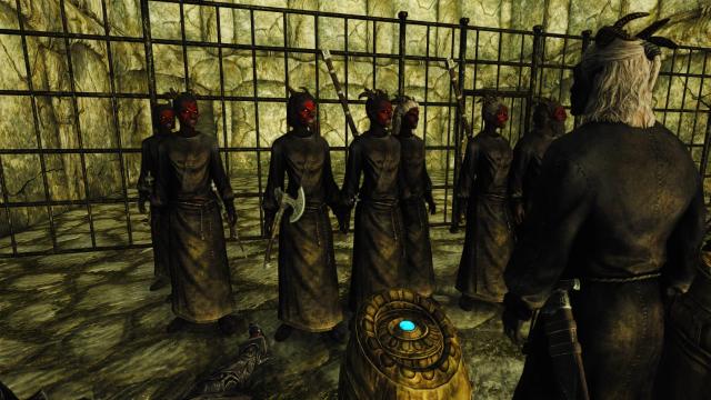 Additional Dremora faces for Skyrim SE-AE