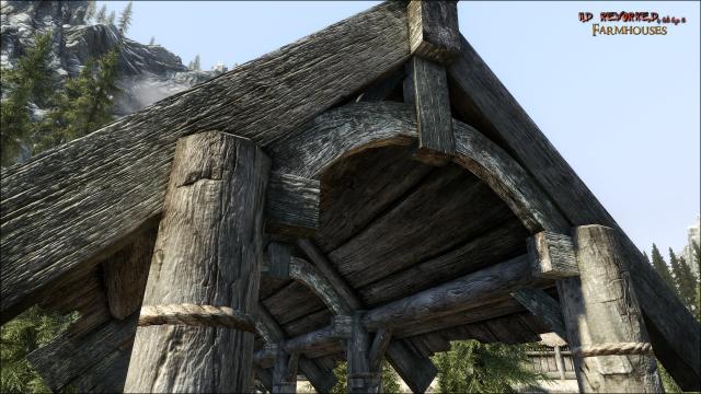 HD Фермерские дома / HD Reworked Farmhouses 4K для Skyrim SE-AE