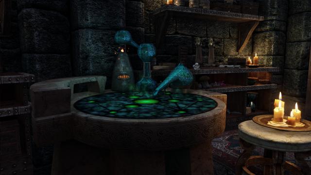 WiZkiD Alchemy Table для Skyrim SE-AE