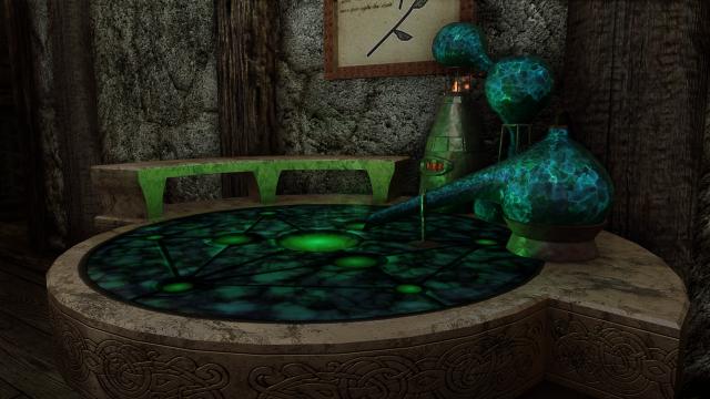 WiZkiD Alchemy Table для Skyrim SE-AE