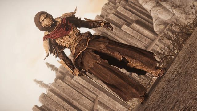 Bone Cultist Armor для Skyrim SE-AE