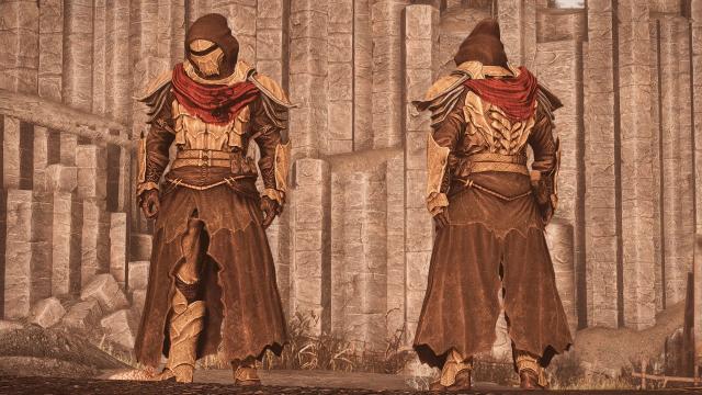 Bone Cultist Armor для Skyrim SE-AE