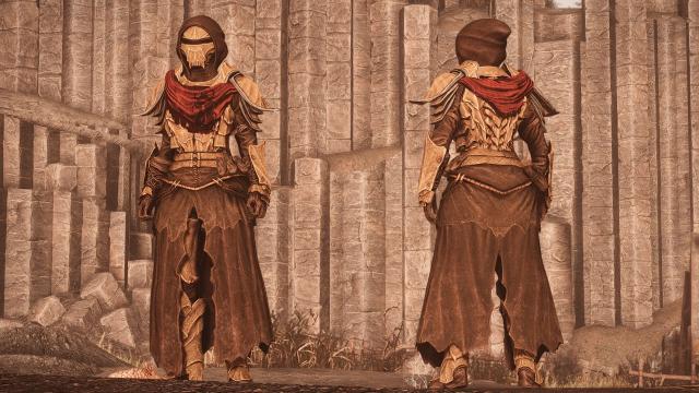 Bone Cultist Armor для Skyrim SE-AE