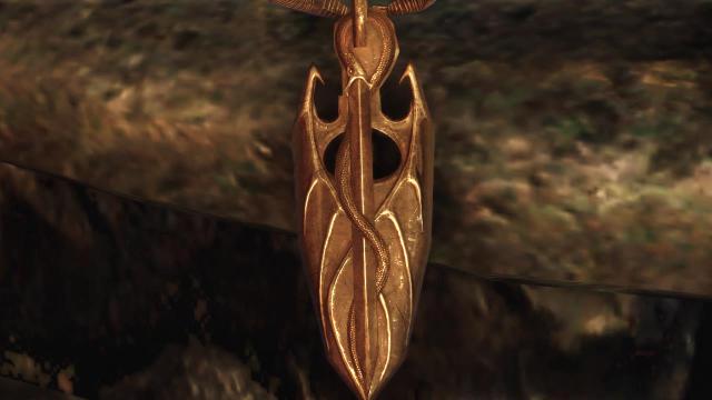 HD амулет Акатоша/ ElSopa - HD Akatosh Amulet 2020 SE для Skyrim SE-AE