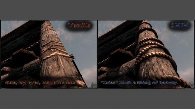 Static Mesh Improvement Mod - SMIM для Skyrim SE-AE