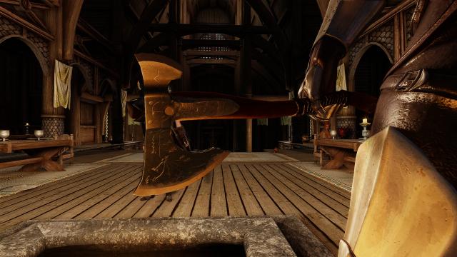Leviathan Axe SE для Skyrim SE-AE