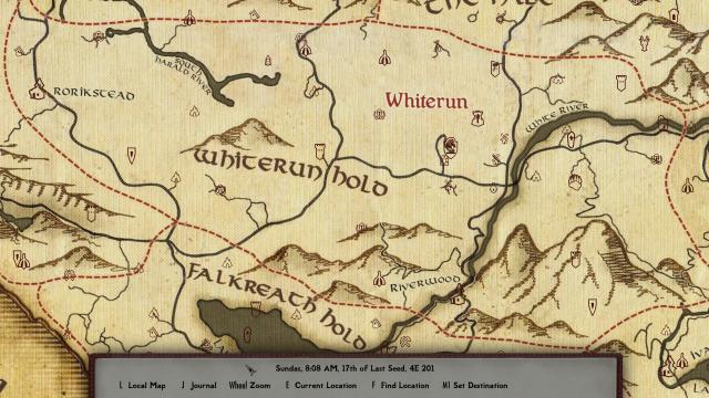 Outline Map Marker for Skyrim SE-AE