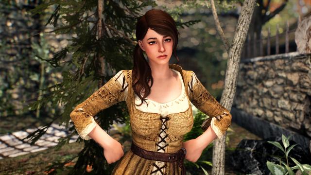 Красивая Констанция Мишель SE / GLAM Constance для Skyrim SE-AE