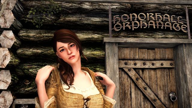 Красивая Констанция Мишель SE / GLAM Constance для Skyrim SE-AE