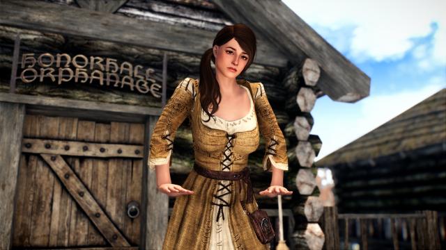 Красивая Констанция Мишель SE / GLAM Constance для Skyrim SE-AE