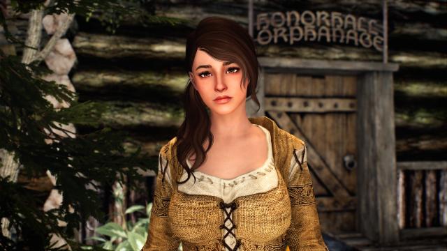 Красивая Констанция Мишель SE / GLAM Constance для Skyrim SE-AE