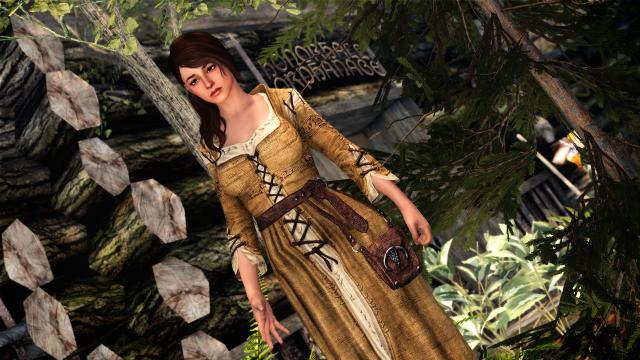 Красивая Констанция Мишель SE / GLAM Constance для Skyrim SE-AE
