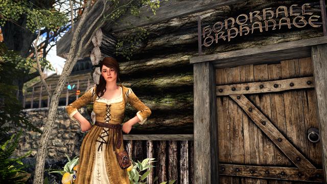 Красивая Констанция Мишель SE / GLAM Constance для Skyrim SE-AE