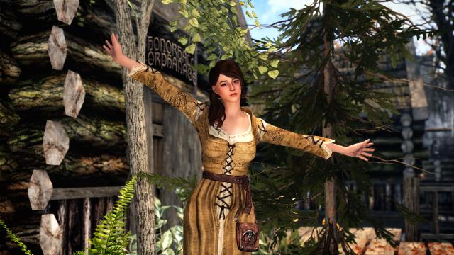 Красивая Констанция Мишель SE / GLAM Constance для Skyrim SE-AE