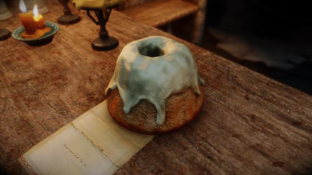 Якісні солодкі рулети / High Poly Sweet Rolls для Skyrim SE-AE