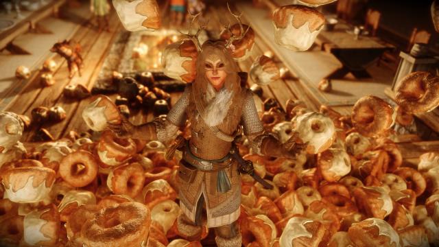 Якісні солодкі рулети / High Poly Sweet Rolls для Skyrim SE-AE