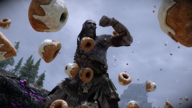 Якісні солодкі рулети / High Poly Sweet Rolls для Skyrim SE-AE