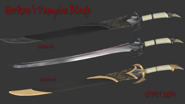 Вампірський клинок Харкона / CL's Lord Harkon's Vampire Blade для Skyrim SE-AE