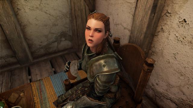 Young Uthgerd the Unbroken for Skyrim SE-AE