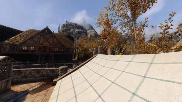 Improved Market Stall Canvas - 2K 4K 8K 12K для Skyrim SE-AE