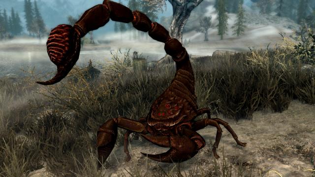 Giant Scorpions - Mihail Monsters and Animals - Гігантські скорпіони для Skyrim SE-AE