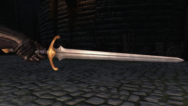 Меч драконьего рыцаря / Drake Knight Sword для Skyrim SE-AE