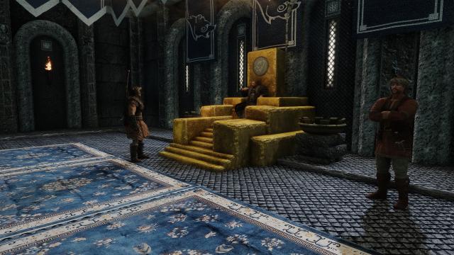 Золотий трон Ульфрика / Ulfric's Throne для Skyrim SE-AE