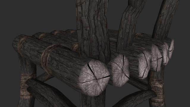 HD Ретекстур мебели данмеров / 4K Dark Elf Furniture для Skyrim SE-AE