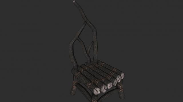 HD Ретекстур мебели данмеров / 4K Dark Elf Furniture для Skyrim SE-AE