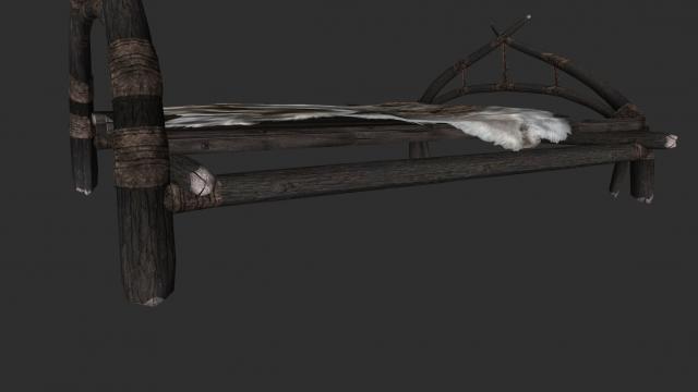 HD Ретекстур мебели данмеров / 4K Dark Elf Furniture для Skyrim SE-AE