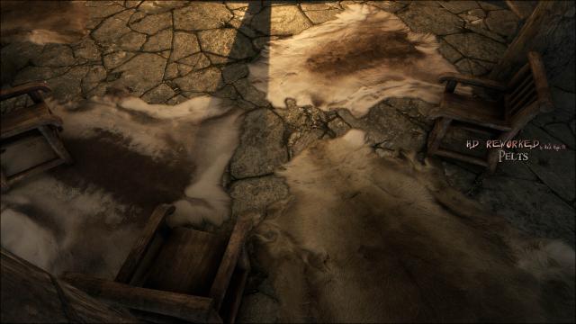 HD Reworked Pelts для Skyrim SE-AE