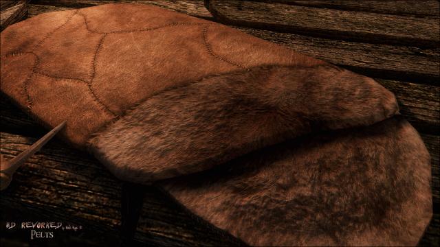 HD Reworked Pelts для Skyrim SE-AE