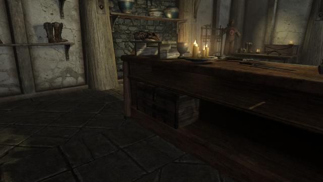 Merchant Chests On Display - Видимі скрині торговців для Skyrim SE-AE