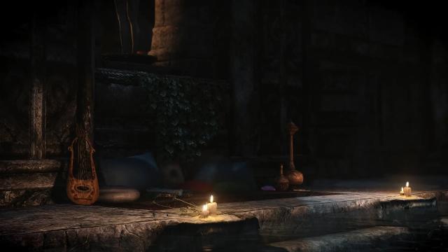 Купальня Дибеллы / The Dibellan Baths для Skyrim SE-AE