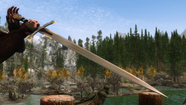 Клинок першого вугілля / Sword of the First Ember для Skyrim SE-AE