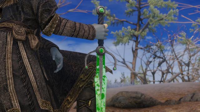 Mage Glass Sword - Скляний меч чарівник для Skyrim SE-AE