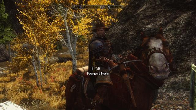 Стражи Рассвета - патрули / Horses on Patrol - Dawnguard SE для Skyrim SE-AE