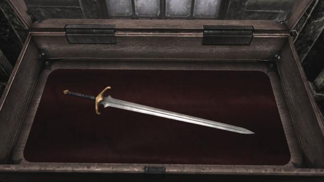 Меч драконячого лицаря / Drake Knight Sword для Skyrim SE-AE