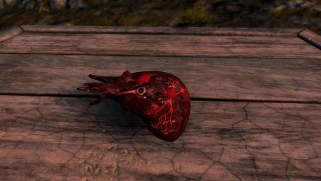 Пульсирующие даэдрические сердца / Retextured Pulsing Daedra Heart