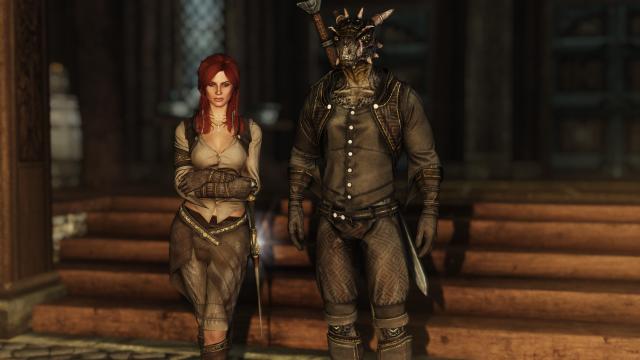 Practical Pirate Outfit for Skyrim SE-AE