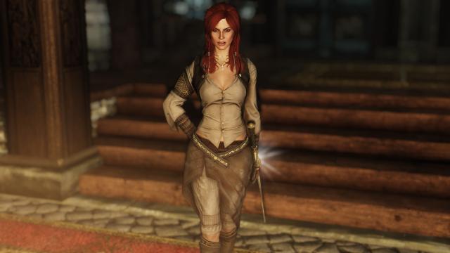 Practical Pirate Outfit for Skyrim SE-AE