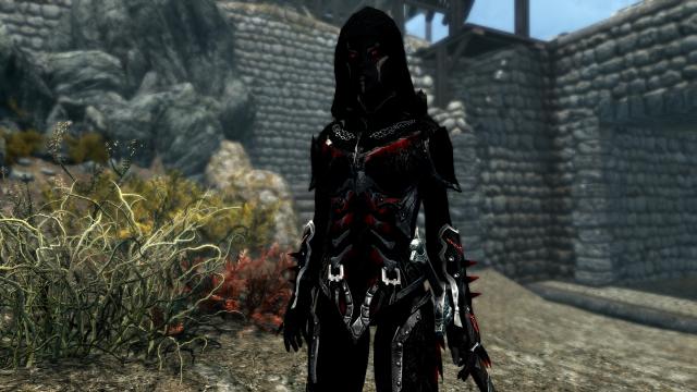 Даедрична броня ассасину / Daedric Assassin Light Armor для Skyrim SE-AE