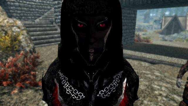 Даедрична броня ассасину / Daedric Assassin Light Armor для Skyrim SE-AE