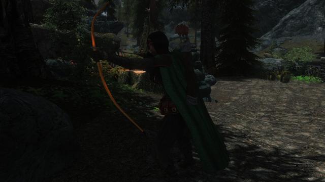 Бретонська довгий лук / Breton Longbow для Skyrim SE-AE