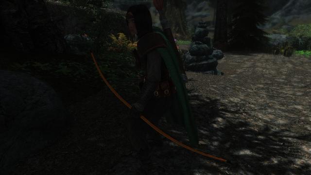 Бретонська довгий лук / Breton Longbow для Skyrim SE-AE