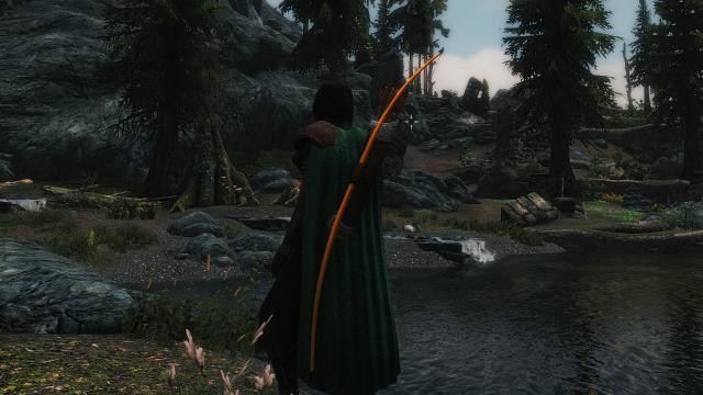 Бретонська довгий лук / Breton Longbow для Skyrim SE-AE