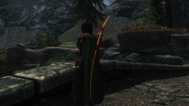 Бретонська довгий лук / Breton Longbow для Skyrim SE-AE