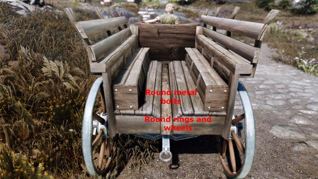 Красивые повозки / Carriages HD UHD для Skyrim SE-AE