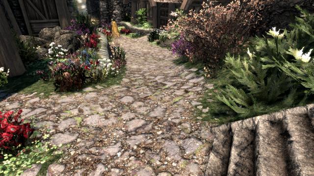 SSG Whiterun Stone Floor для Skyrim SE-AE